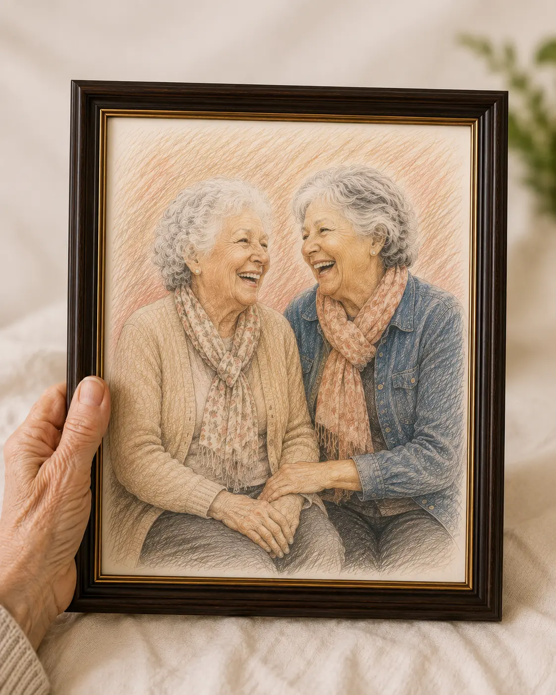 Custom portrait artwork by Moments2Art