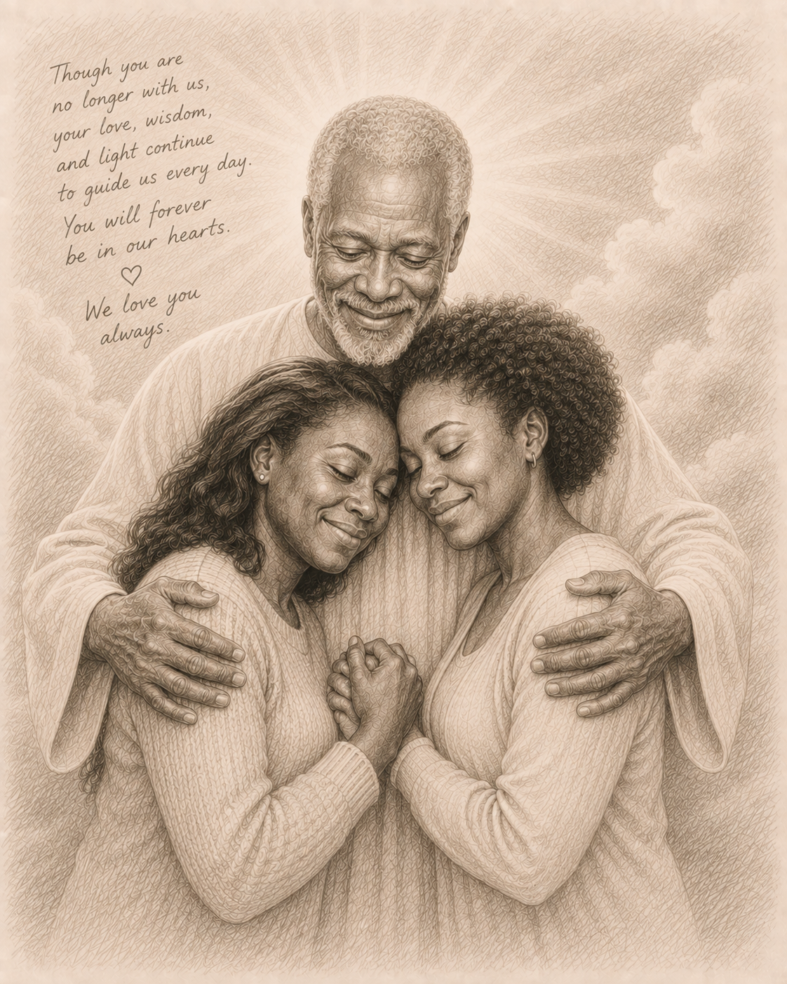 Custom portrait artwork by Moments2Art
