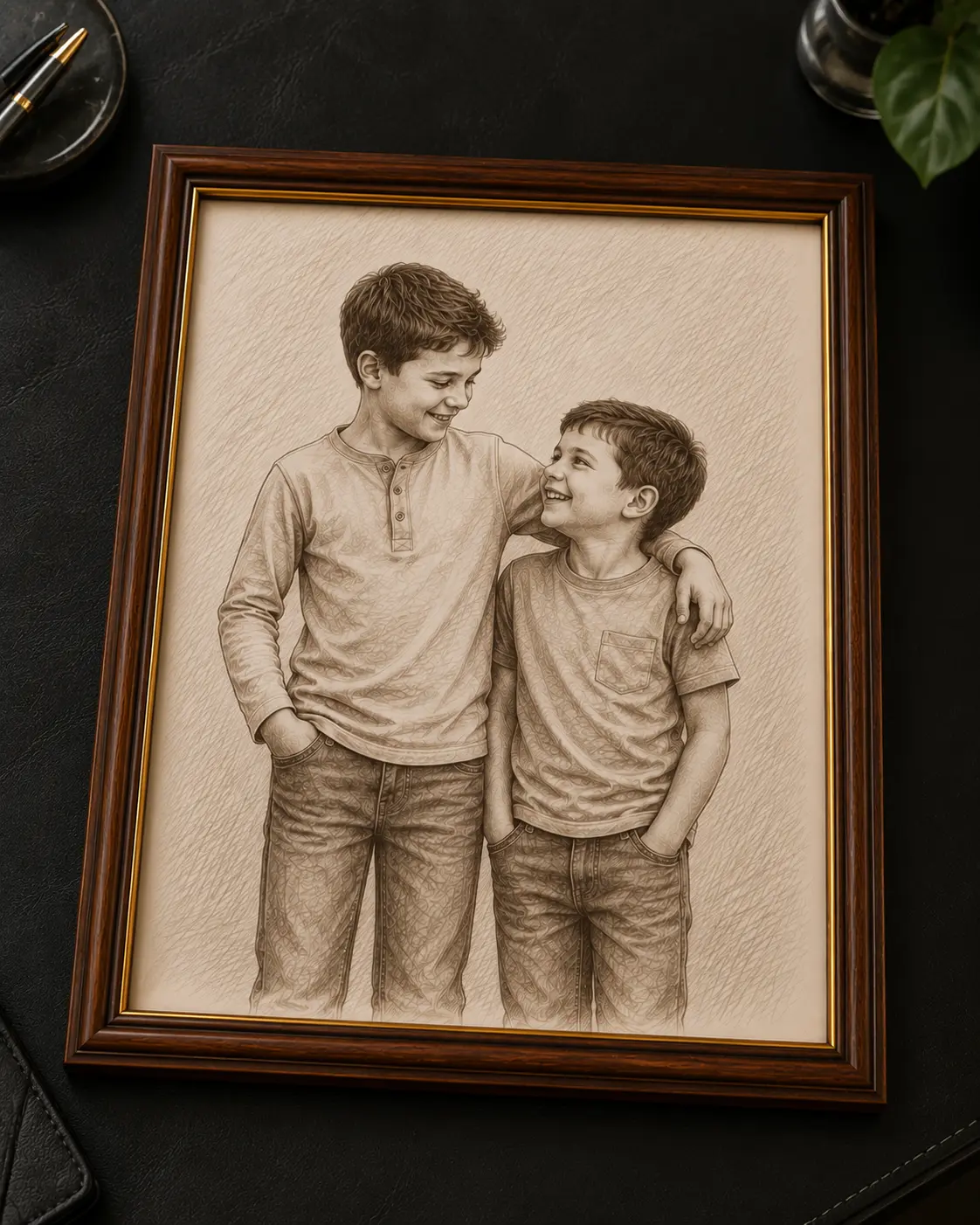 Custom portrait artwork by Moments2Art