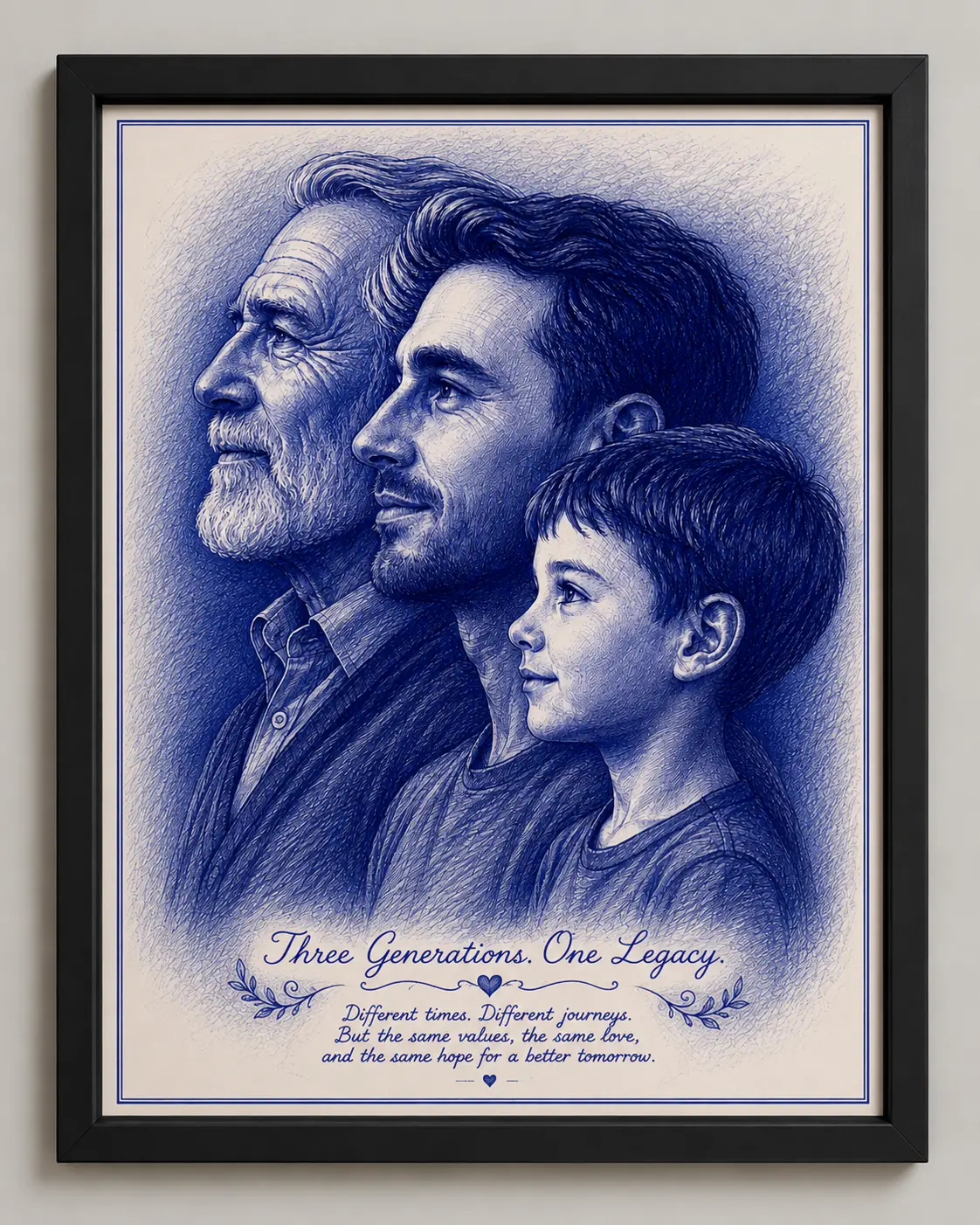 Custom portrait artwork by Moments2Art