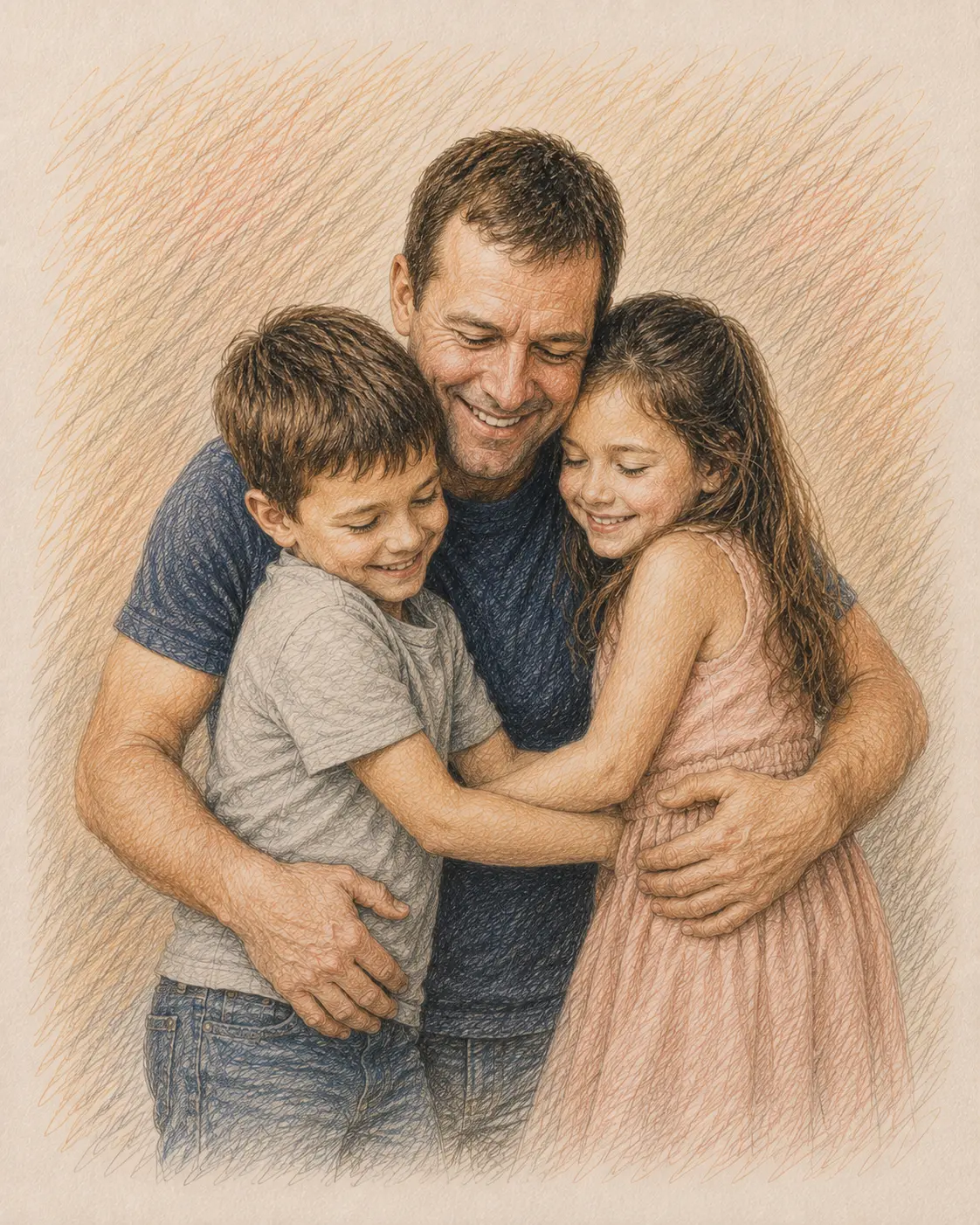 Custom portrait artwork by Moments2Art
