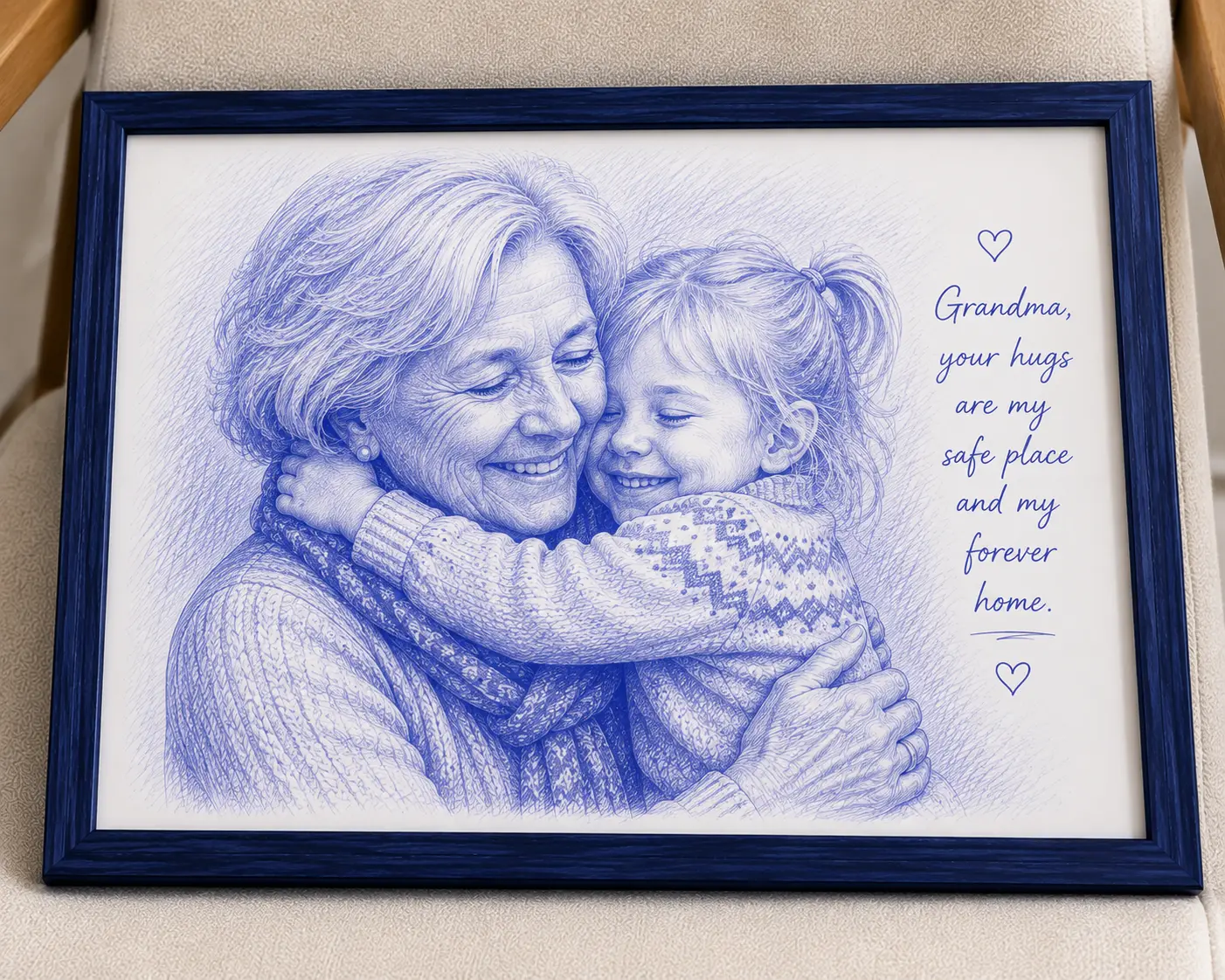 Custom portrait artwork by Moments2Art